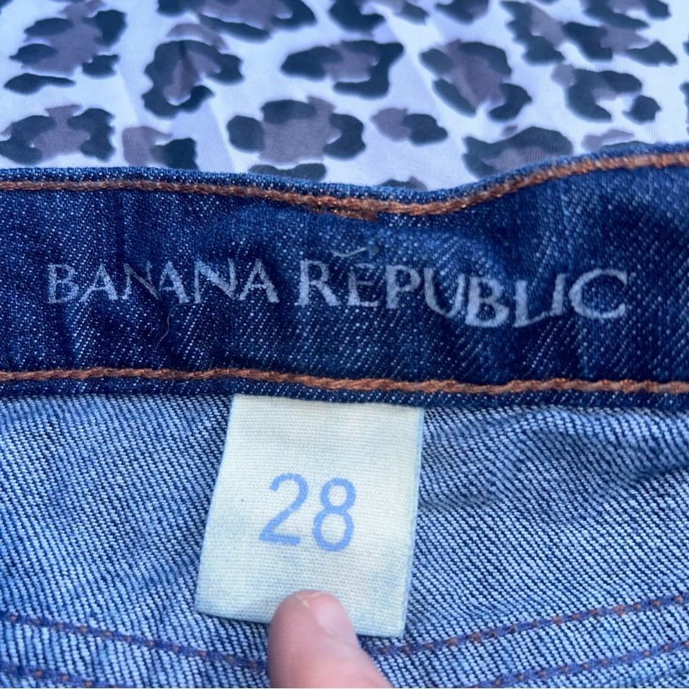 DONATING MAKE OFFERS Blue Jean Skirt by Banana Republic - Picture 3 of 3